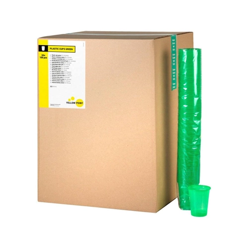 YELLOW POINT DRINKBEKERS 150cc GROEN (3000st)