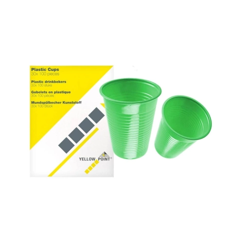 YELLOW POINT DRINKBEKERS 150cc GROEN (3000st)