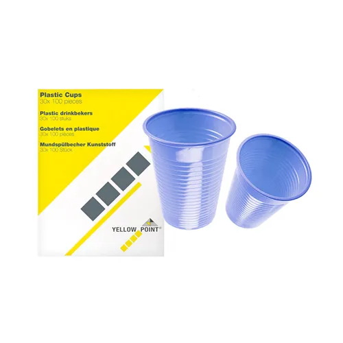 YELLOW POINT DRINKBEKERS 150cc DONKERBLAUW (3000st)