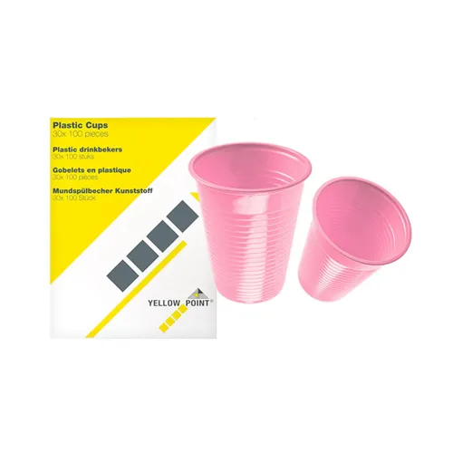 YELLOW POINT DRINKBEKERS 150cc ROZE (3000st)