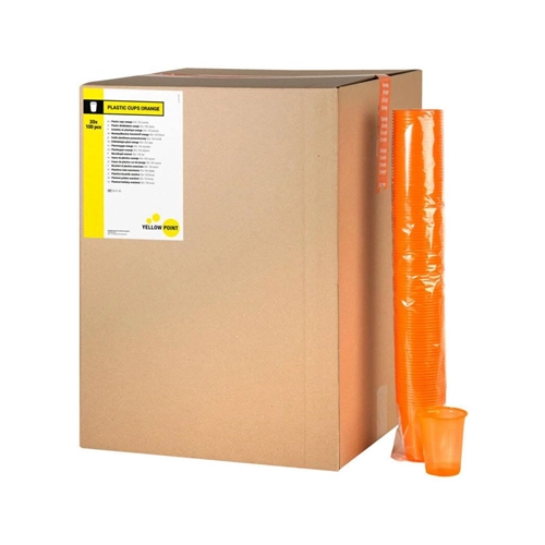 YELLOW POINT DRINKBEKERS 150cc ORANJE (3000st)