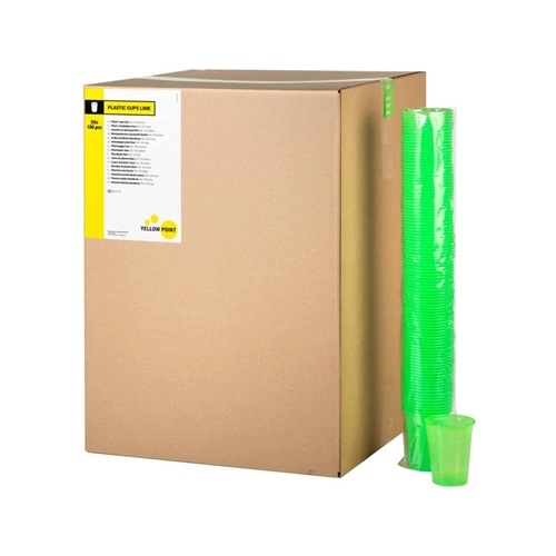 YELLOW POINT DRINKBEKERS 150cc LIME (3000st)