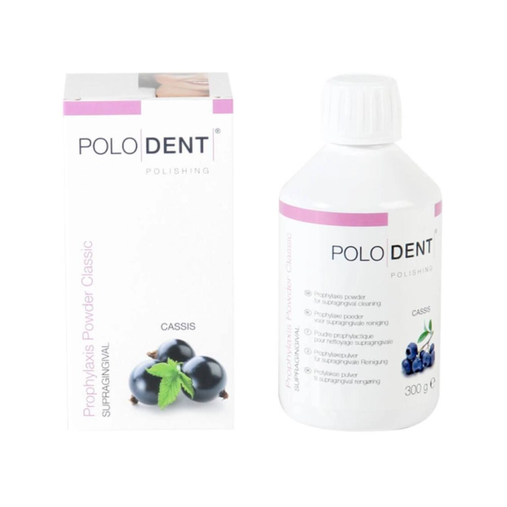 551660 - POLODENT PROPHYLAXIS POEDER CLASSIC CASSIS (300g/40µm)