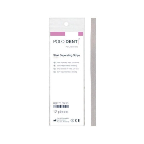 POLODENT SCHUURSTRIPS METAAL 135X6mm (12st)