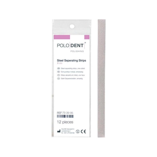 POLODENT SCHUURSTRIPS METAAL 135X8mm (12st)