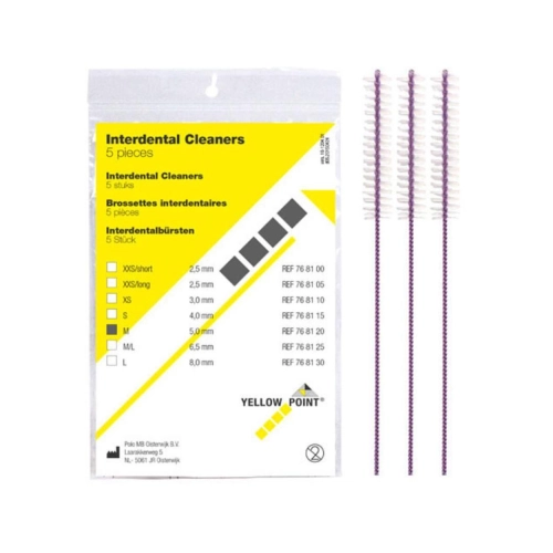 YELLOW POINT INTERDENTAL CLEANERS MEDIUM (5mm) (12x5st)