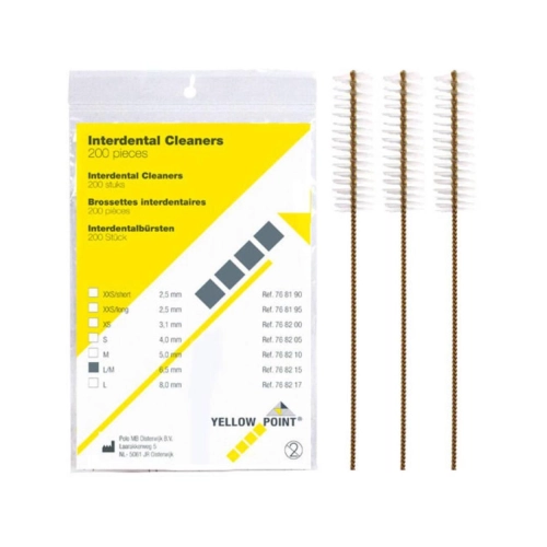 YELLOW POINT INTERDENTAL CLEANERS MEDIUM/LARGE (6,5mm) (200st)