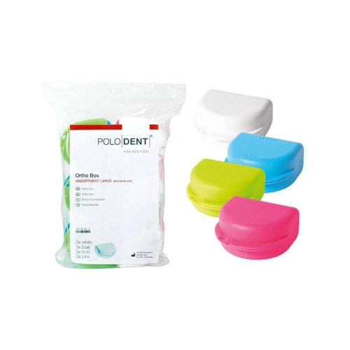 POLODENT ORTHO BOX LARGE ASSORTIMENT (80x70x40mm. / 12st)