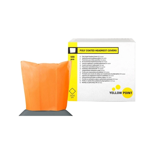 YELLOW POINT HOOFDSTEUNZAKKEN ORANJE 25x25cm (500st)