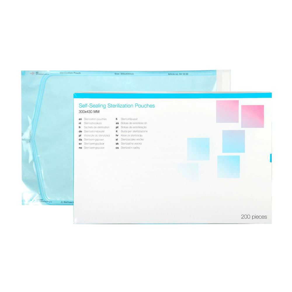 553050 - POLODENT SELF-SEAL STERILISATIEZAKJES 300x430mm (200st)
