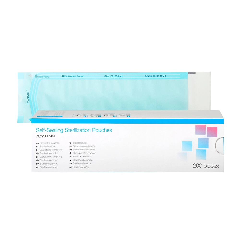 553065 - POLODENT SELF-SEAL STERILISATIEZAKJES 70x228mm (200st)