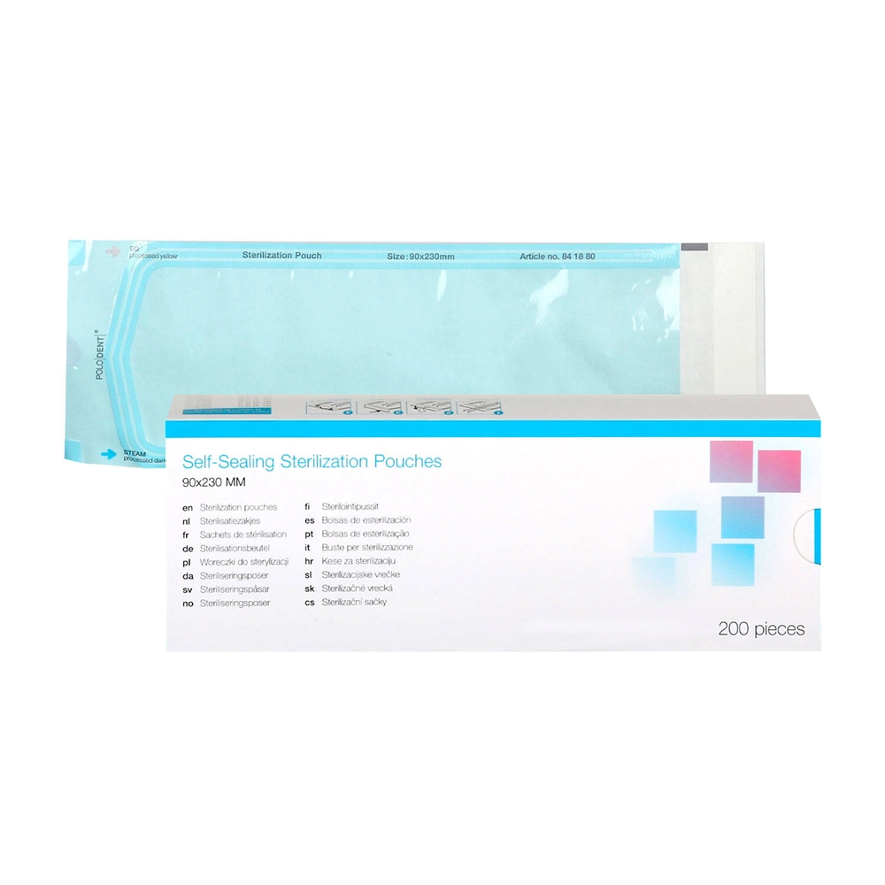 553075 - POLODENT SELF-SEAL STERILISATIEZAKJES 90x230mm (200st)
