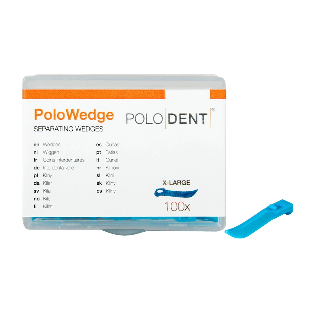 553158 - POLODENT POLOWEDGE BLAUW EXTRA LARGE (100st)