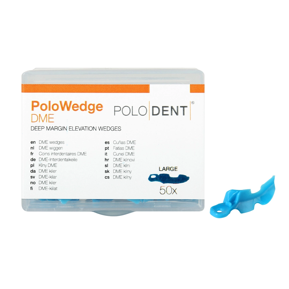 553162 - POLODENT POLOWEDGE DME LARGE BLAUW (50st)