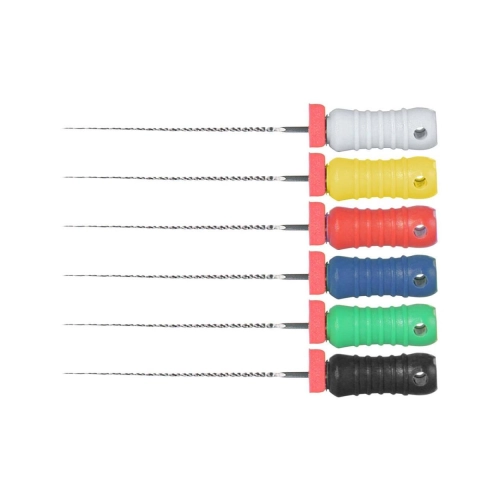 POLODENT K-FILES 25mm STERIEL ISO NR. 15-40 (6st)