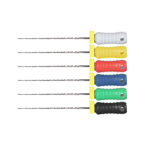 POLODENT K-REAMERS 25mm STERIEL ISO NR. 15-40 (6st)