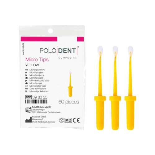 POLODENT MICRO TIPS GEEL (60st)