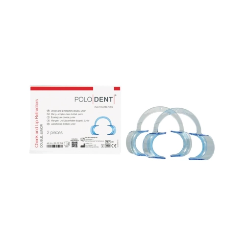 POLODENT WANG- EN LIPHOUDERS DUBBEL JUNIOR (2st)