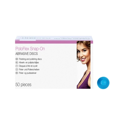 POLODENT POLOFLEX SNAP-ON POLIJSTSCHIJFJES GROF 10mm (50st)