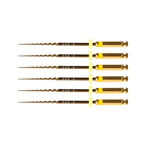 POLODENT POLOTAPER GOLD FINISHING FILES  RA 31mm F1 (6st)