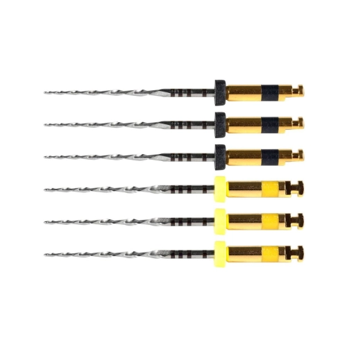 POLODENT RCP FILES 25mm R40 ZWART, R50 GEEL (6st)