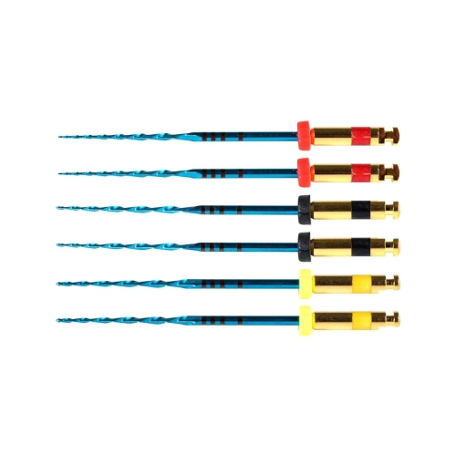 POLODENT RCP BLUE FILES 31mm R25 ROOD, R40 ZWART (6st)