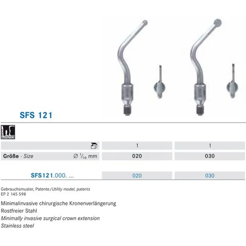 KOMET ULTRASOON TIP SFS121/020