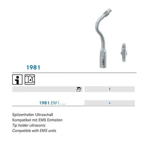 KOMET SONICLINE HOUDER 1981 VOOR EMS AANSLUITING