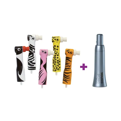 YOUNG ZOOBY STARTERKIT 500 PROFYLAXE HOEKSTUKKEN (WEGWERP) MET PROFYLAXE HANDSTUK