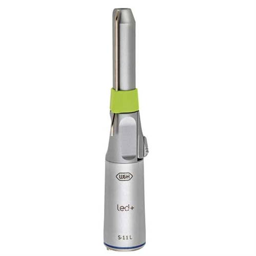 W&H CHIRURGISCH HANDSTUK S-11 1:1 ZONDER LICHT RECHT BLAUW (EXTERNE SPRAY)