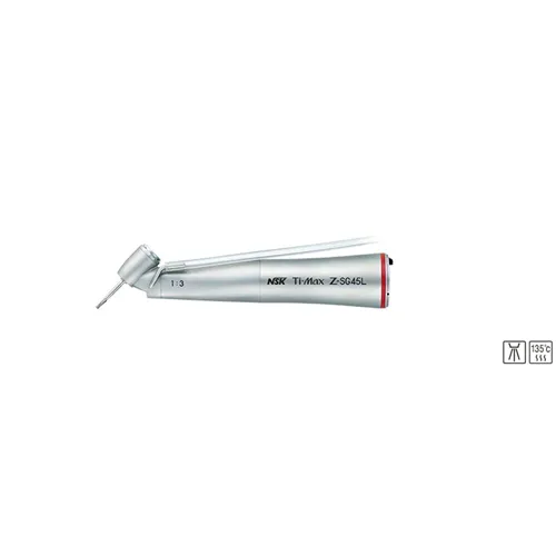 NSK TI-MAX CHIRURGISCH HOEKSTUK Z-XSG45L 1:3 ROOD MET LICHT
