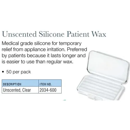 MASEL WASDOOSJE MET GEURLOZE SILICONE WAX CLEAR (50st)