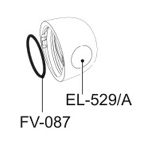 EMS AIRFLOW 3.0 POEDER AFSLUITKAP NR.EL-529/A
